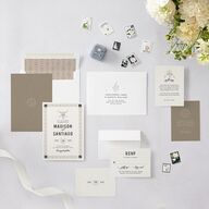Hitched in Texas Wedding Invitations Charcoal Signature Blank No Standard