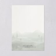Antler Monogram Mountain Wedding Invitations Forest Signature Blank No Standard
