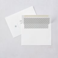 Retro Boarding Pass Travel Ticket Save The Date Cards Slate Signature smooth Blank No Standard
