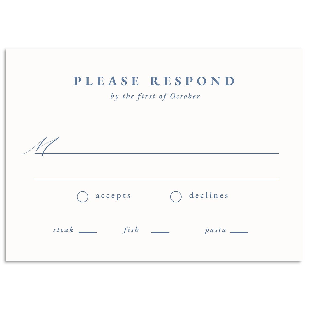 Minimal Icon Wedding Response Cards