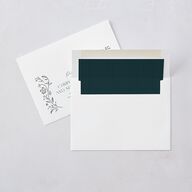 Ornate Storybook Wedding Invitations Dark Emerald Signature Blank No Standard