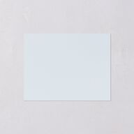 Elegant Hydrangea Save the Date Petite Cards Dusty Blue Signature smooth Blank No Standard
