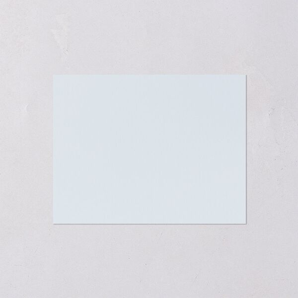 Elegant Hydrangea Save the Date Petite Cards Dusty Blue Signature smooth Blank No Standard