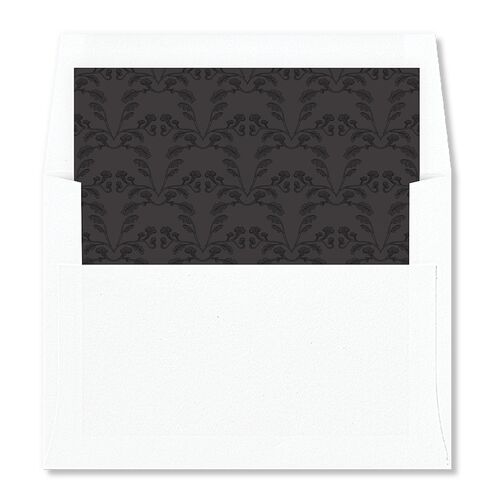 Climbing Leaves Envelope Liners Charcoal Standard