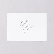 Romantic Roses Wedding Enclosure Cards Off-White Signature Standard