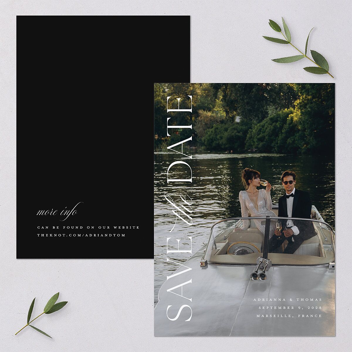 Classic Capture Save the Date Cards — view 1