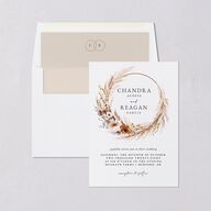 Bohemian Floral Hoop Standard Envelope Liners Camel Standard
