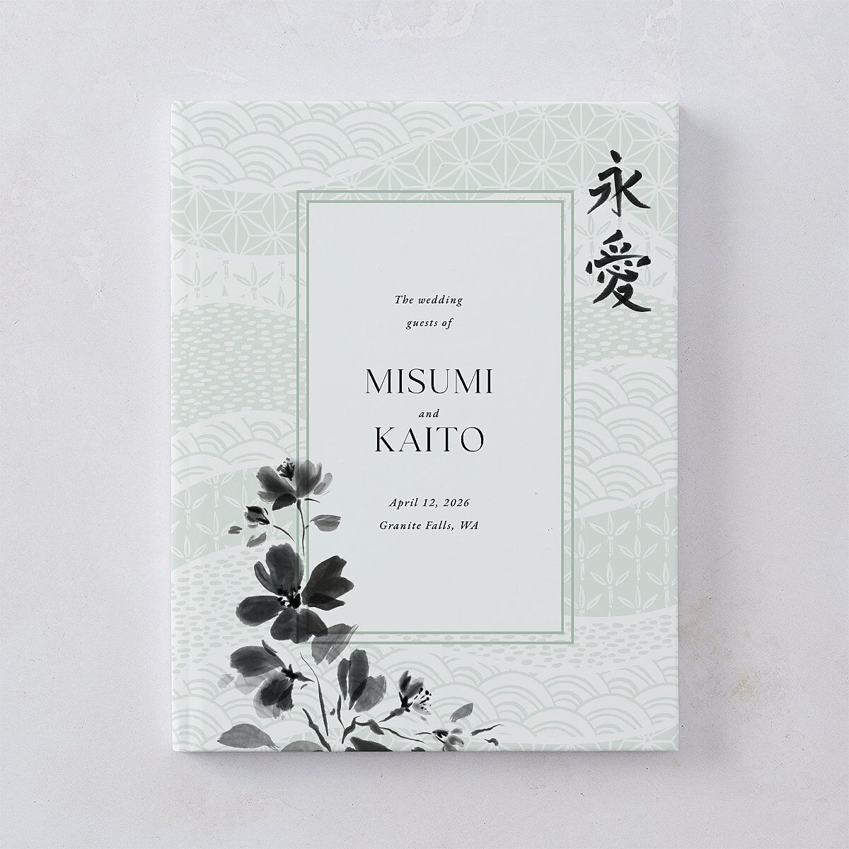Eternal Ink Guest Books Mint Green