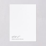 Modern Rose Wedding Invitations Plum Signature Blank No Standard