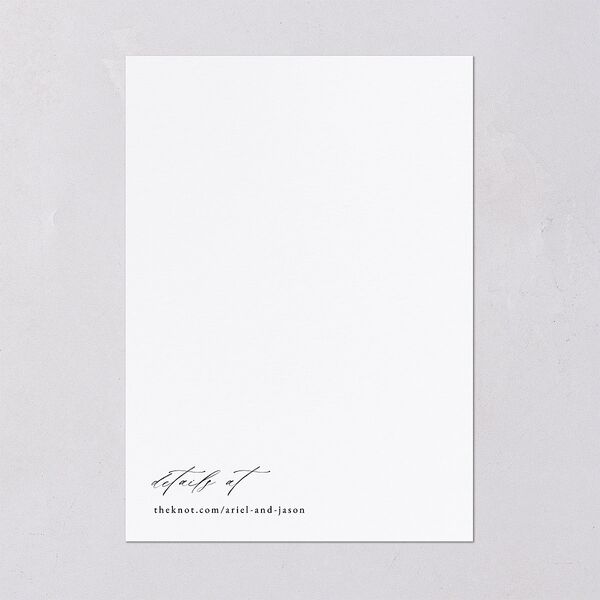 Modern Rose Wedding Invitations Plum Signature Blank No Standard