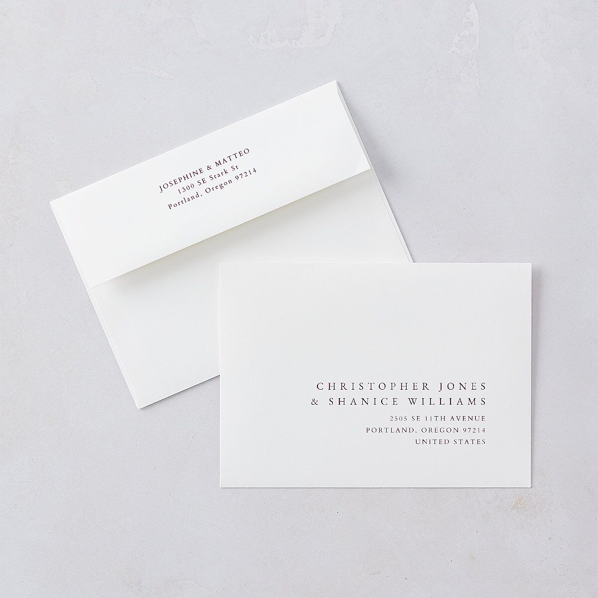 Double Frame Wedding Invitations Gold Bordeaux Signature Blank No Standard