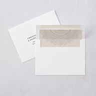 Indian Gilded Adornment Standard Envelope Liners Sand Standard