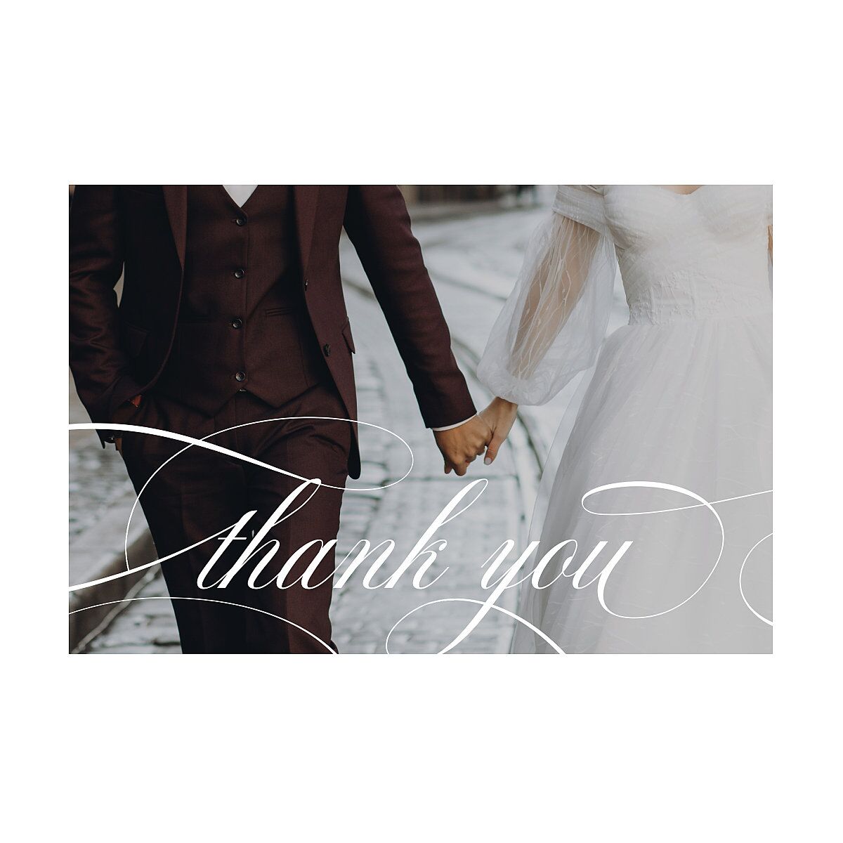 Photo Vow Thank You Postcards