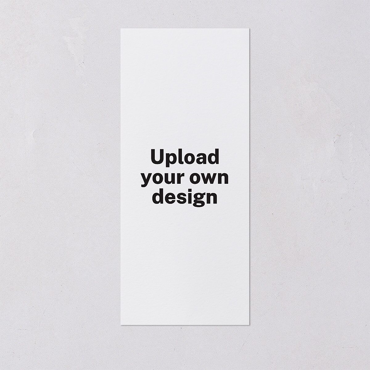 Upload Your Own Design Portrait Photo Menus Pure White Signature