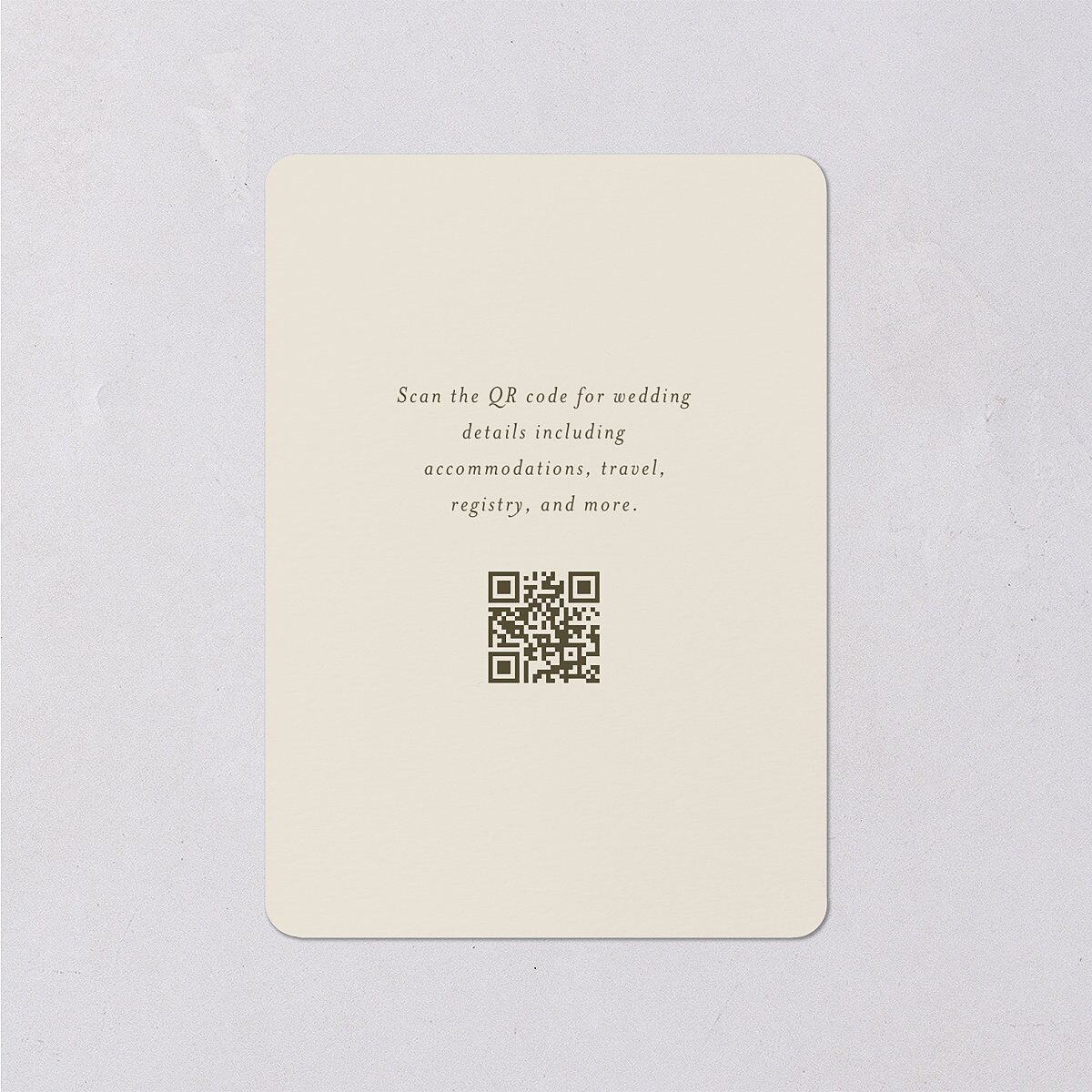 Western Floral Wedding Enclosure Cards — view 2