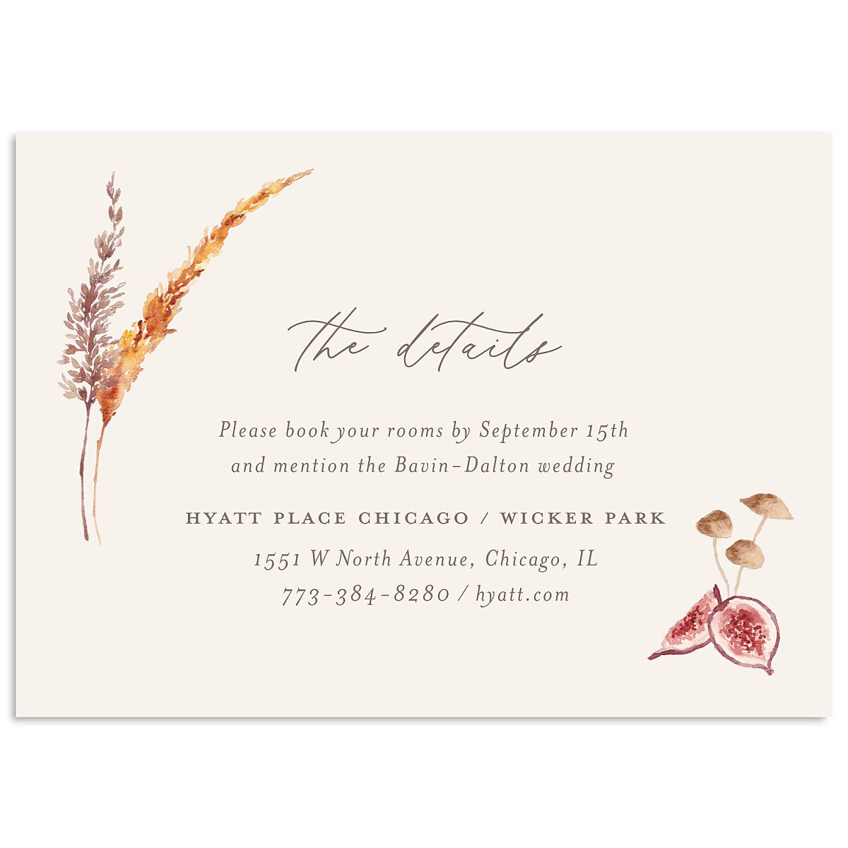 Eclectic Adornment Wedding Enclosure Cards
