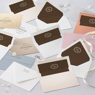 Elegant Western Monogram Euro Envelope Liners Walnut Luxe