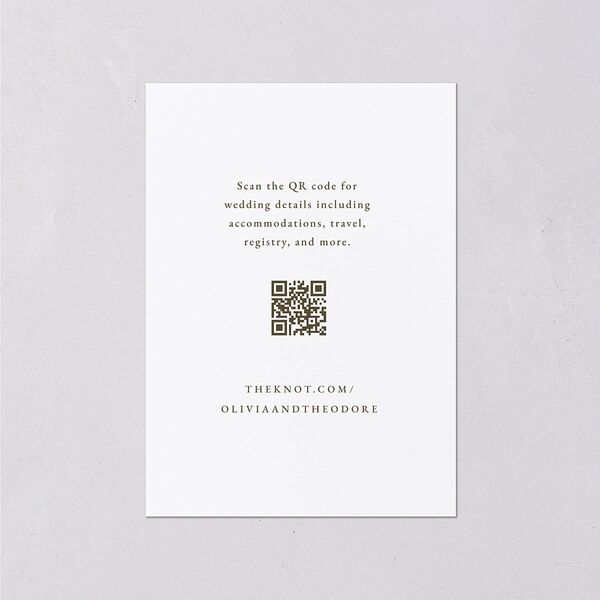 Eucalyptus Bouquet Wedding Enclosure Cards Terracotta Signature Standard