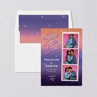 Las Vegas Love Save the Date Cards Pinot Signature smooth Blank No