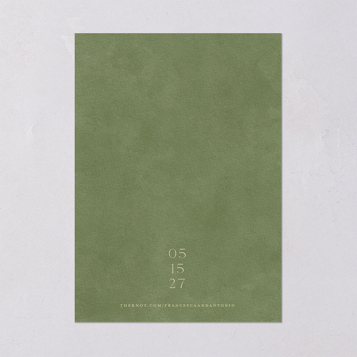 Elegant Italy Wedding Invitations Thyme Signature Blank No Standard