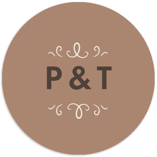 Cinematic Wedding Stickers Linen Circle