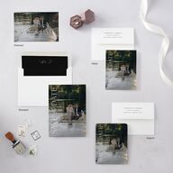 Classic Capture Save the Date Cards Midnight Signature smooth Blank No Standard