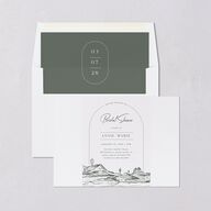 Western Cactus Bridal Shower Invitations Eucalyptus Signature Blank