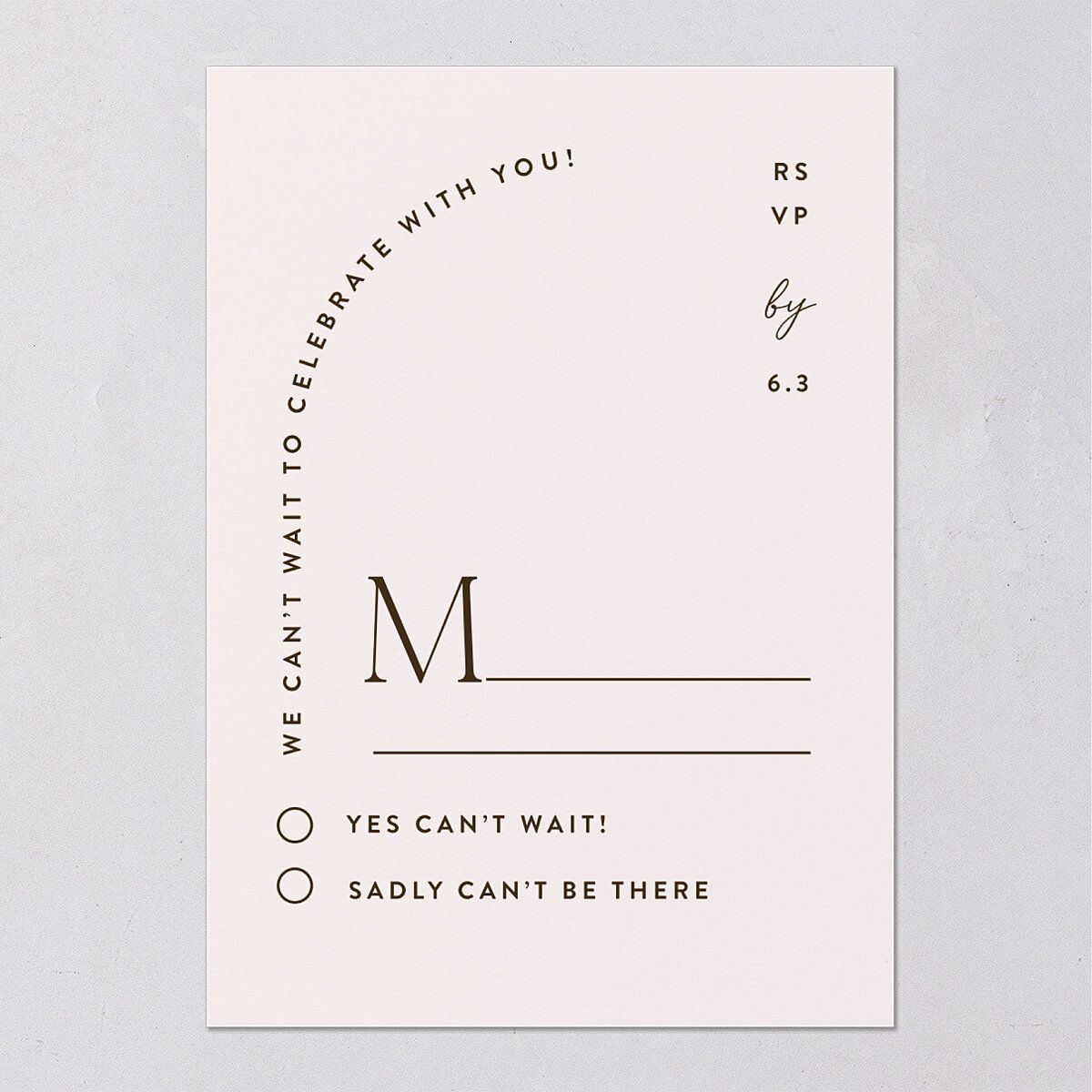 Tropical Oval Wedding Response Cards — view 3
