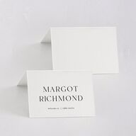 Manhattan Place Cards Pure White Signature