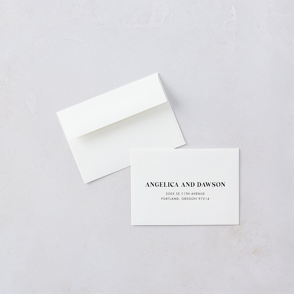 Happily Ever After Party  Wedding Response Cards Pure White Signature Standard