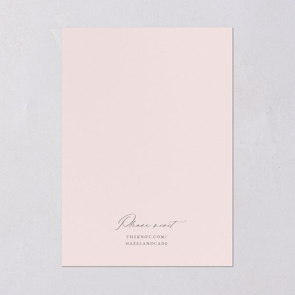 Luxury Floral Foil Wedding Invitations Gold Desert Rose Signature Blank No Standard