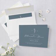 Vintage Lavender Rehearsal Dinner Invitations Regency Blue Signature Blank Standard