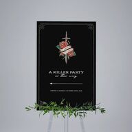 Til Death Tattoos Standard Direction Sign Large Midnight Standard Indoor Foam Core L Direction