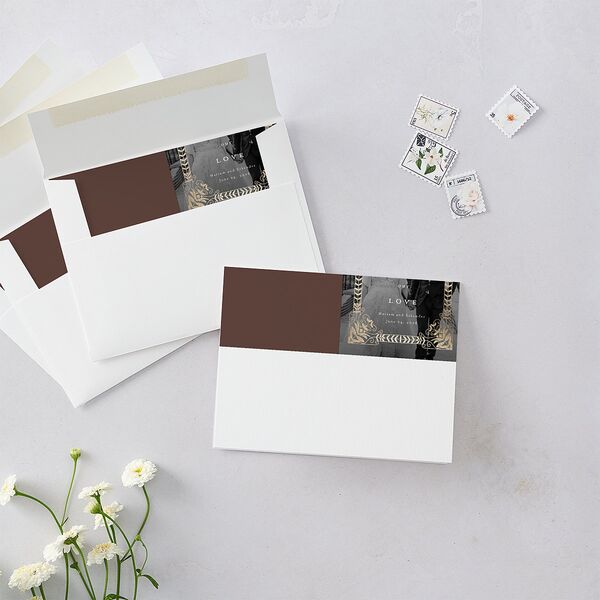 Medieval Elegance Thank You Cards Gold Regency