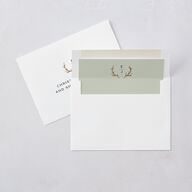 Antler Monogram Mountain Wedding Invitations Forest Signature Blank No Standard