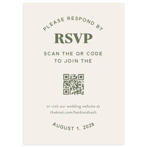 Custom Pet Portrait Wedding Response Cards Dark Camo Signature Standard