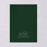 Polished Photo Foil Wedding Invitations Emerald Gold Signature Blank Standard No