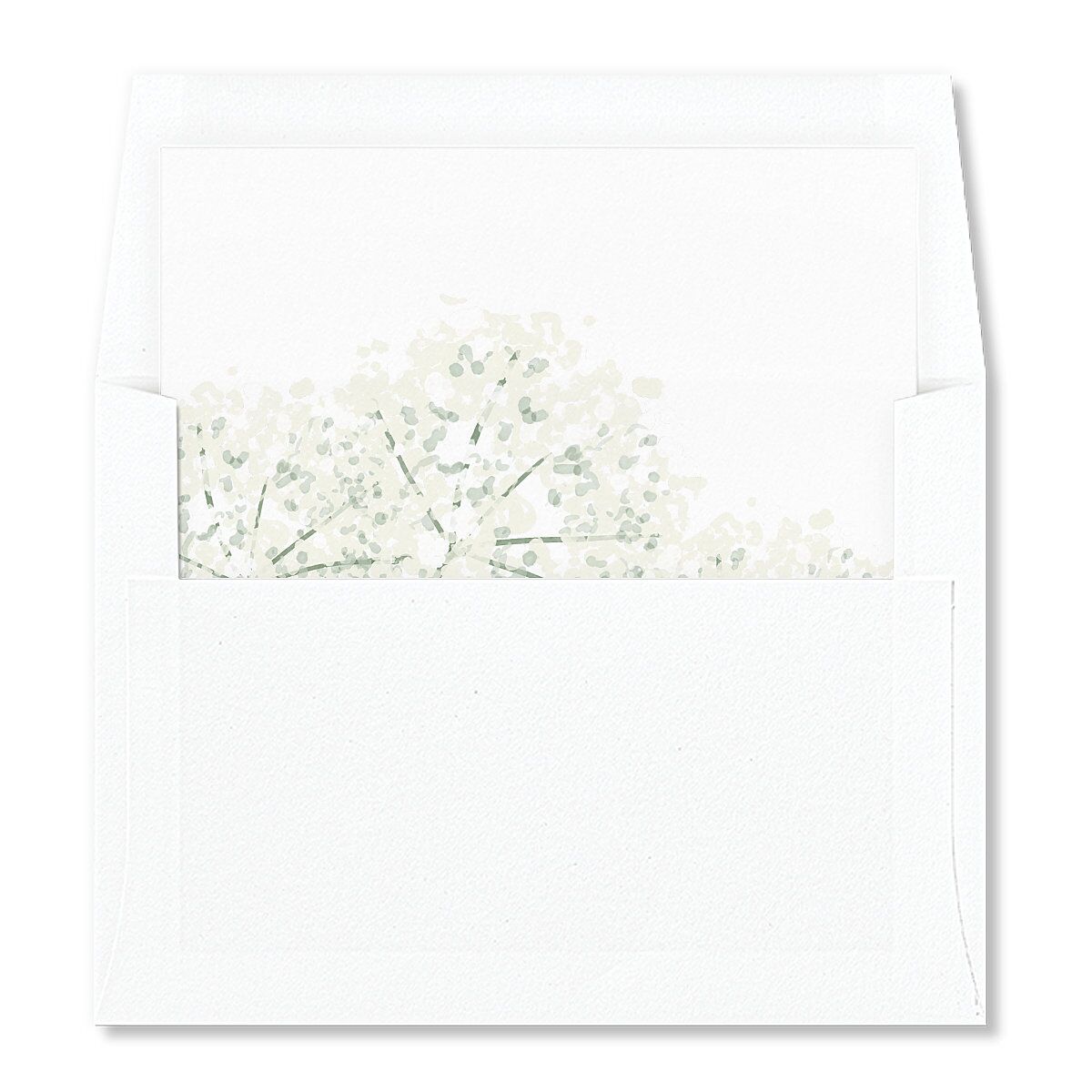 Elegant Greenery Standard Envelope Liners