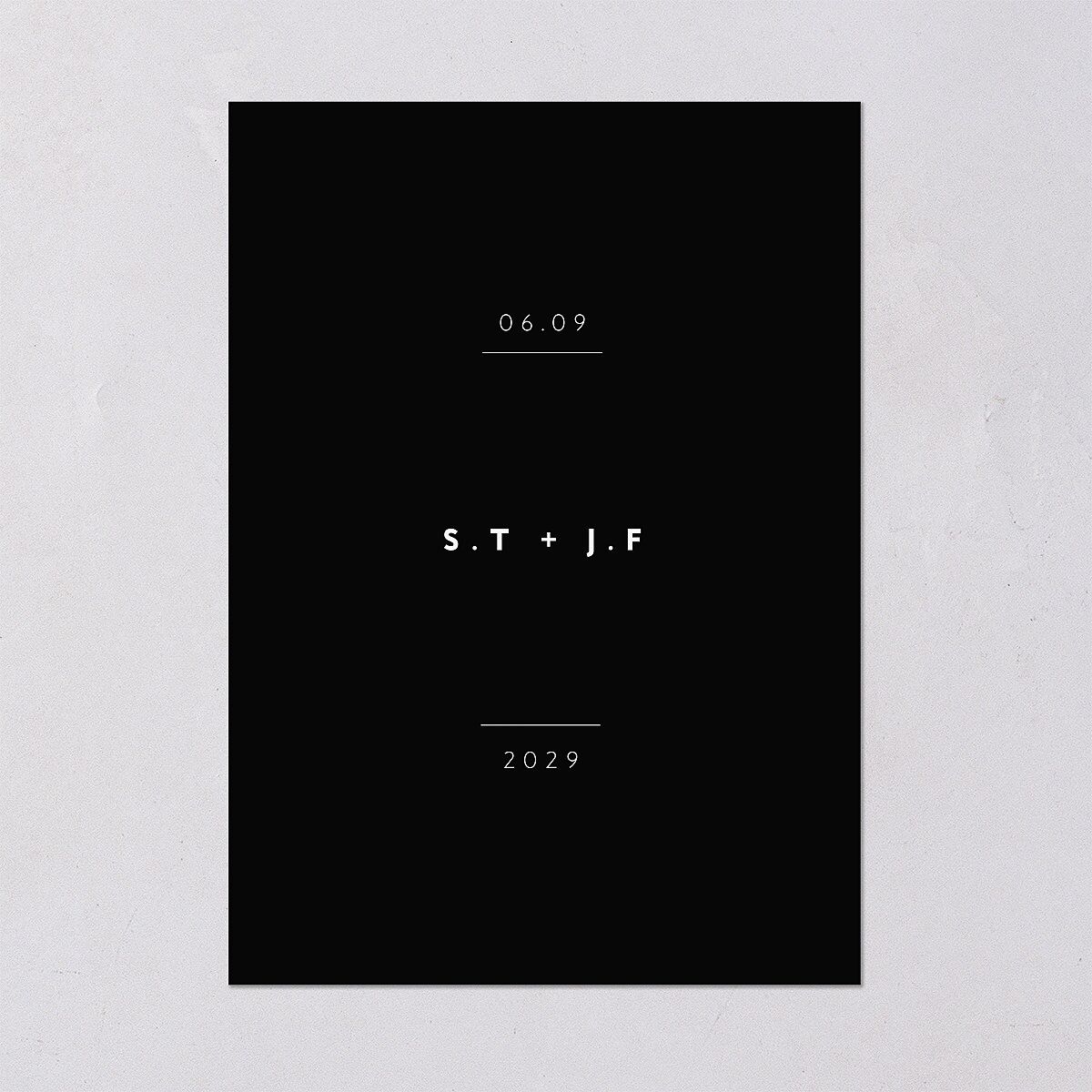 Simply Modern Rehearsal Dinner Invitations — view 3