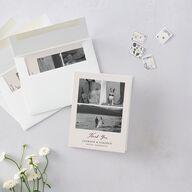 Elegant Vintage Images Thank You Cards Burgundy