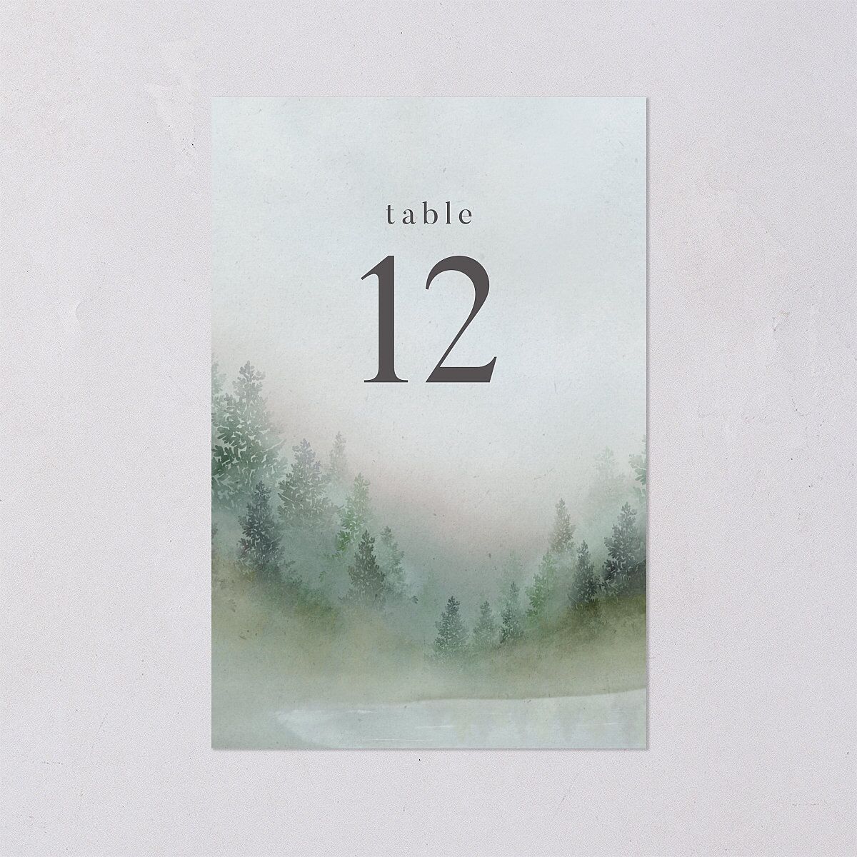Mountain Mist Table Numbers — view 1