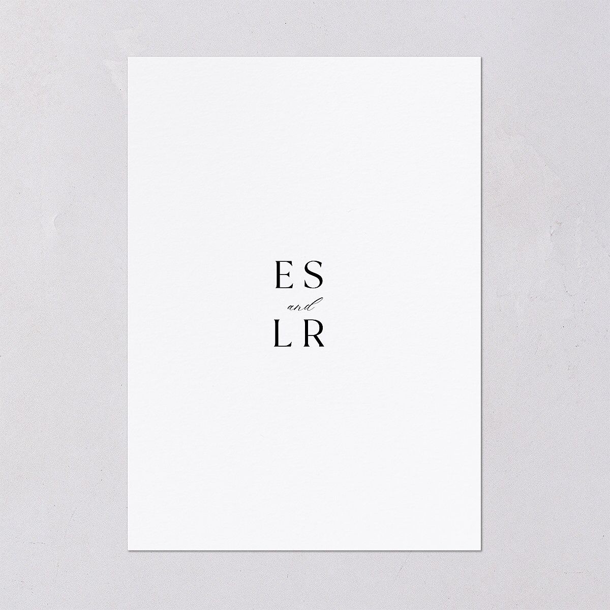 Timeless Typography Bridal Shower Invitations Pure White Signature Blank Standard