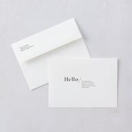 You and Me Save the Date Cards Fawn Signature smooth Blank No Standard