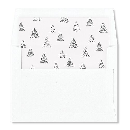 Christmas Wishes Envelope Liners Charcoal Standard