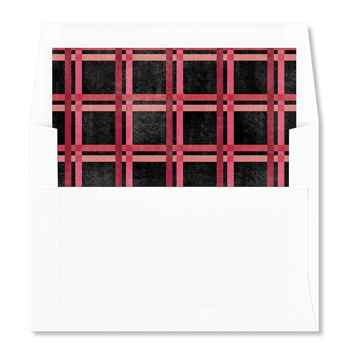 Plaid Window Envelope Liners