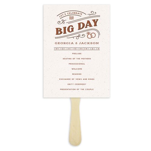 Western I Do BBQ Fan Programs Saddle Signature Standard