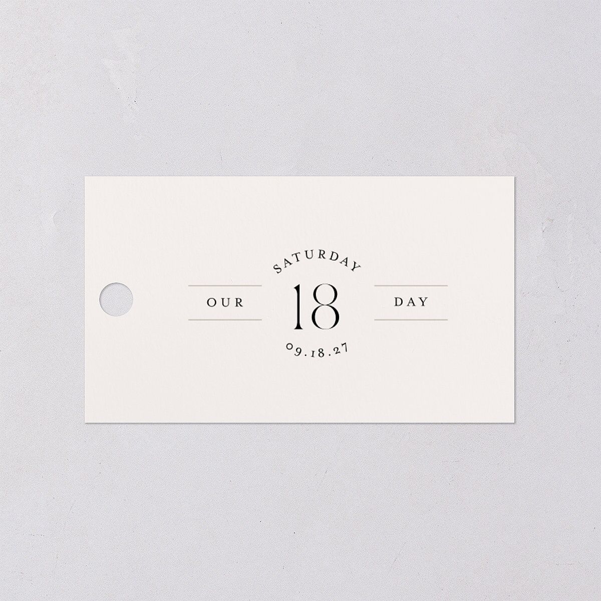 Photo Arch Favor Gift Tags Taupe Signature