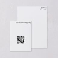 Dainty Bow URL RSVP Cards Peridot Signature Standard