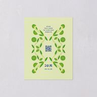 Wedstock Save the Date Petite Cards Sky Signature smooth Blank No Standard