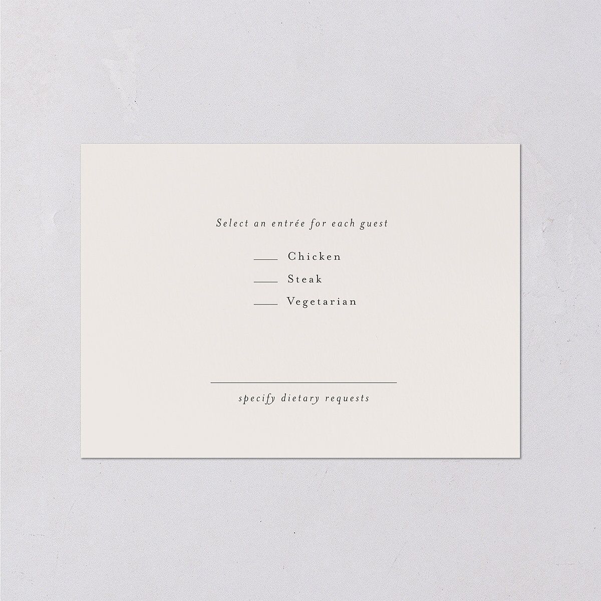 Leafy Rustic Monogram Wedding Response Cards — view 2